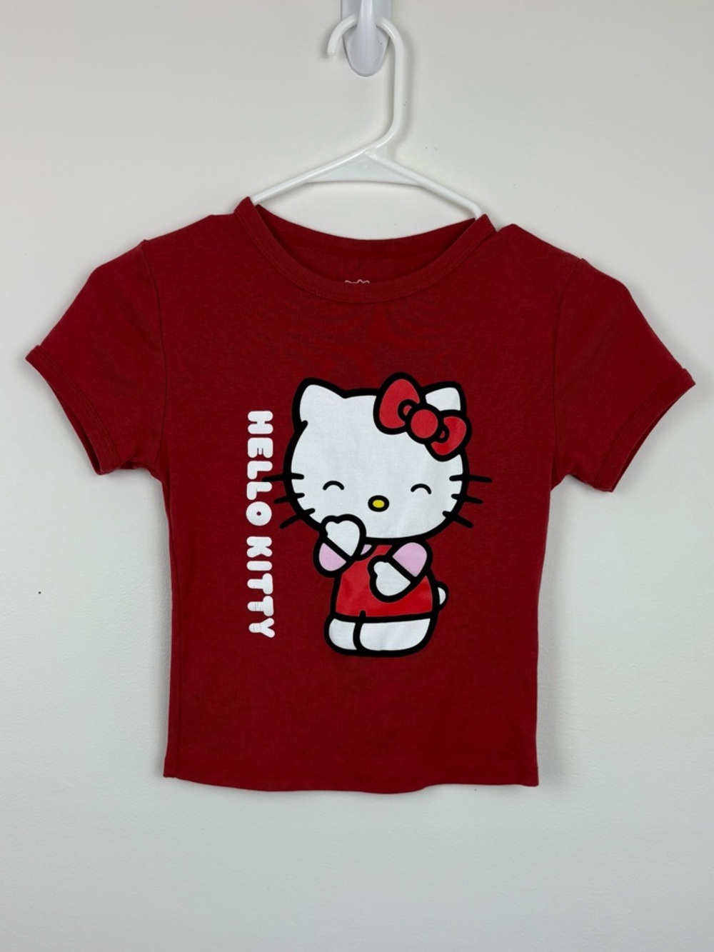 Sanrio Hello Kitty Red Short Sleeve Graphic Tee